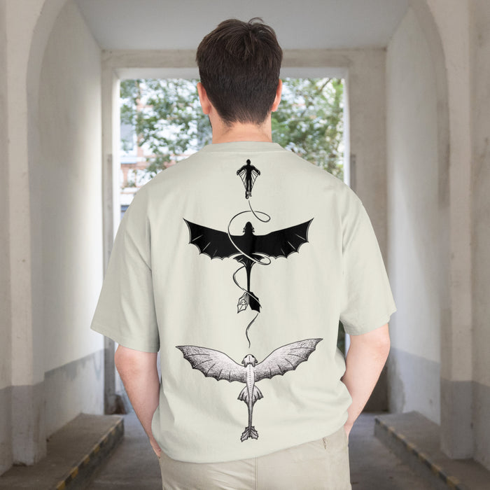Night Fury Oversize Dragon Tee- Unisex