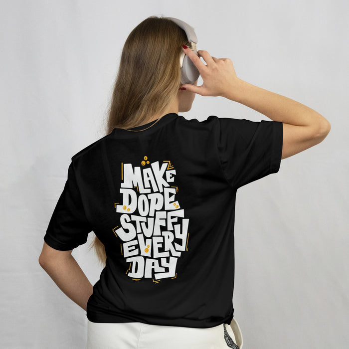 Just Do It Street Art Oversize Tee- Oversized Unisex