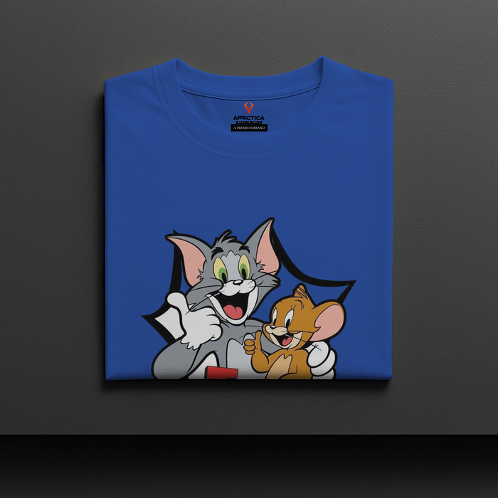 Tom & Jerry Classic Oversize Cartoon Tee