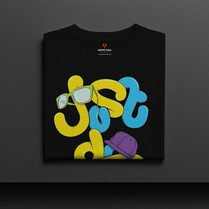 Just Do It Street Art Oversize Tee- Oversized Unisex