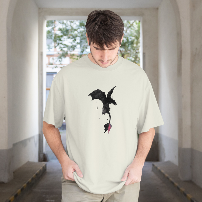 Night Fury Oversize Dragon Tee- Unisex